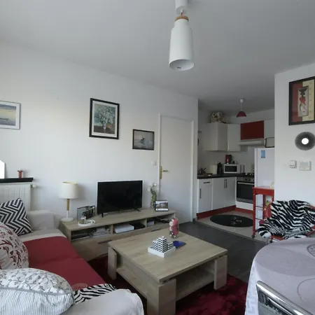 A Rouen, 40 M², Balcon Et Vue Sur La Ville. شقة *