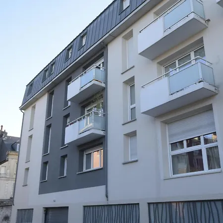 A Rouen, 40 M², Balcon Et Vue Sur La Ville. شقة *